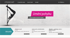 Desktop Screenshot of fitdanceart.cz